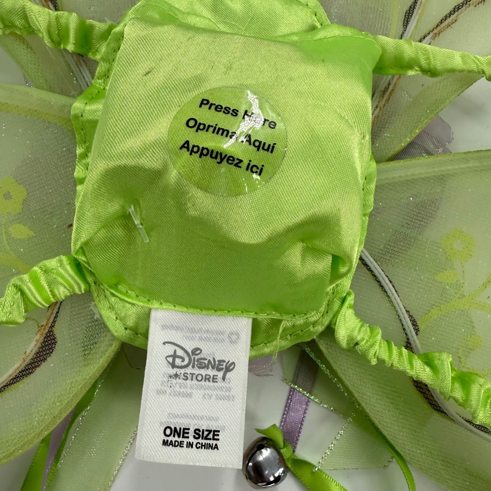 RARE Disney Store Tinkerbell 5 Piece Costume Light Up Wings size 5/6 - Picture 9 of 14